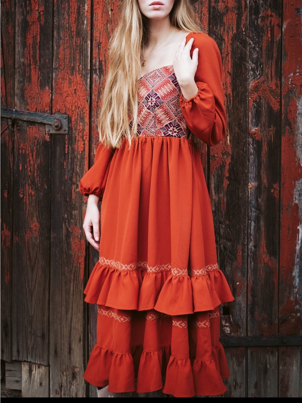 Boho style dress